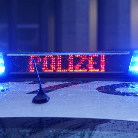 Nachdem er eine Frau sexuell beslätigt haben soll, ist ein Mann in Stuttgart-Österfeld auf die Gleise der S-Bahn gefallen, von einem Zug erfasst und schwer verletzt worden. Die Polizei Stuttgart ermittelt. Auf dem Bild istein Polizeiblaulicht zu sehen.